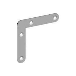 Querre de cadre plate 3032 monin - Zinguée - Bout rond - 40x40x10 mm - 514630