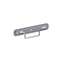 Poignée à arrêt platine emboutie MONIN acier zingué - 140x26 mm - 7350-733030