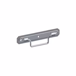 • Platine emboutie en acier zingué, percé fraisé • Dimensions 160 x 30 mm
