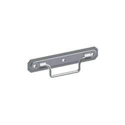 Monin - Poignée à arrêt platine emboutie Argent 160 Acier zingué
