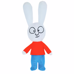 Cijep Peluche Lapin Simon 27 Cm2 Modeles Assortis: Avec Ou Sans Masquesur Carte