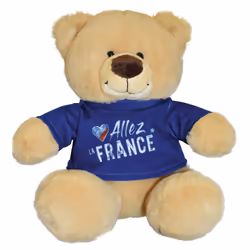 Cijep Ours Message Allez La France, 1 an(s)