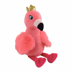 Cijep Flamant Rose - Peluche Hochet 17 Cm