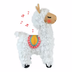Cijep Lola Le Lama - Peluche Musicale Et Lumineuse 25 Cm