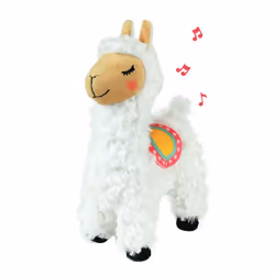 Cijep Lola Le Lama - Peluche Musicale Et Lumineuse 25 Cm