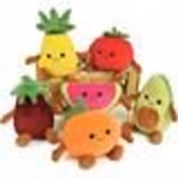 Peluches fruits et legumes Jemini Fruity's (x6)