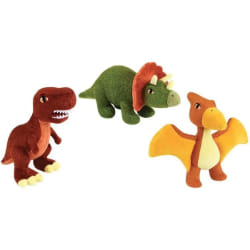 Peluches Jemini Les Jeminosaures Trex,Pteranodon,Triceratops (x3)