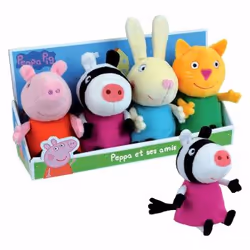 Jemini Peppa Pig Coffret 4 peluches Peppa et ses amis, Ensemble de jouets, 3 an(s)