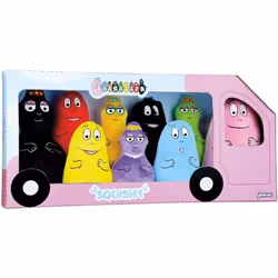 Coffret 9 Peluches Barbapapa +/- 15 cm - JEMINI - Inclut Barbapapa, Barbamama et leurs sept enfants.