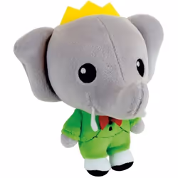 Peluche à collectionner Elephant - JEMINI - BABAR - Kidcollect +/- 13 cm