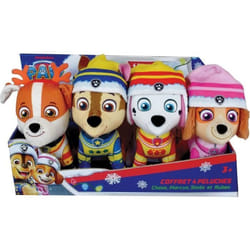 Coffret 4 peluches - JEMINI - PATPATROUILLE - Chase Marcus Ruben et Stella - +/- 12 cm