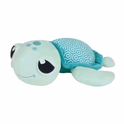 Ma Petite Carapace Peluche Tortue Lumineuse Naturelle +/- 25 cm - JEMINI - Chargeable à la lumière fonctionne sans pile.