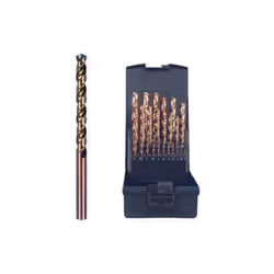 Coffret de 25 forets Progresso Type SN, produit STAR, 2 fois plus rapide !!! Idéal pour le perçage sur machine portative. Un  ...