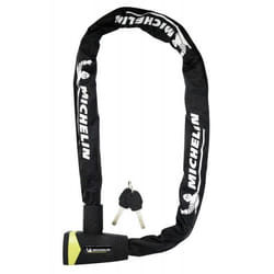 Antivol chaîne MICHELIN - Diamètre 8x1 - Pour vélo loisir adulte - Noir et jaune