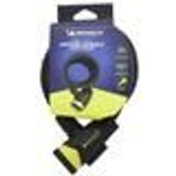 Antivol spirale - MICHELIN - diamètre 12x2m - Acier + PVC - Vélo loisir - Jaune