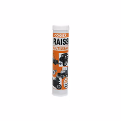 COGEX - Cartouche de graisse - 400g - Multi usage - Possibilité d'extraction par pompe à graisse - Graisse de consistance sta ...
