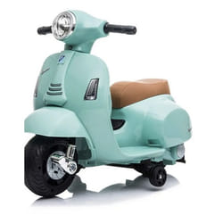 Mini Vespa GTS elektrisch kindervoertuig Watergroen