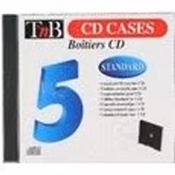 T'nB CDTR05 étui disque optique 5 disques Transparent