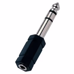 T'nB ADA4 changeur de genre de câble 6.35mm 3,5mm Noir