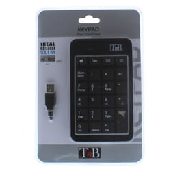 T'nB MPV1 clavier numérique Ordinateur portable USB Noir