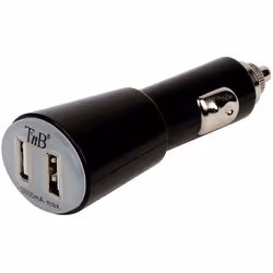 T'nB ACGPCAR2A, Auto, Allume-cigare, 5 V, Noir