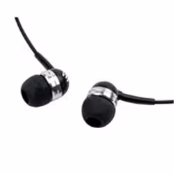 T'nB BUD03 mousse d'écouteurs Silicone Noir, Blanc 12 pièce(s)