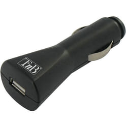 T'nB ACMPCAR650 chargeur d'appareils mobiles Caméra Numérique, Lecteur e-book, GPS, Téléphone portable, MP3, MP4, PDA Noir Allume-cigare Auto