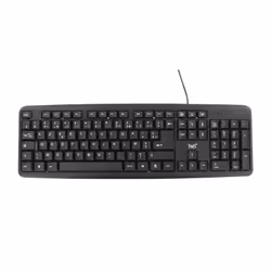 T'nB KBSUBK, Taille réelle (100 %), Avec fil, USB, Clavier à membrane, AZERTY, Noir