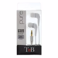 T'nB Pure, Avec fil, Casque, Blanc