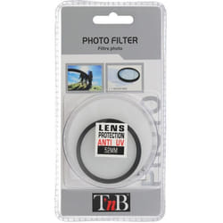 Filtre UV 52mm - TnB - DCFUV52 - Protection contre les UV - Compatible Reflex - Transparent