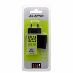 T'nB ACMPHOME2 chargeur d'appareils mobiles Universel Noir USB Intérieure