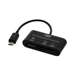 T'nB CRUSB1 lecteur de carte mémoire USB Noir
