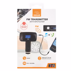 T'nB FMCT05B transmetteur FM 87,6 - 107,9 MHz Allume-cigare Noir - Vue supplémentaire 8