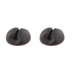 T'nB CABLECLIP1 range-câbles Bureau Support de câbles Noir 2 pièce(s)