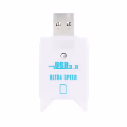 T'nB READERSD3, MMC, MicroSD (TransFlash), SD, SDHC, SDXC, Blanc, USB 3.2 Gen 1 (3.1 Gen 1)