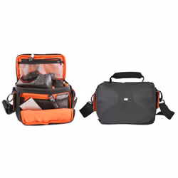 T'nB MLDCXSHOTXL2 étui et housse d’appareils photo Sac Messenger Noir, Orange