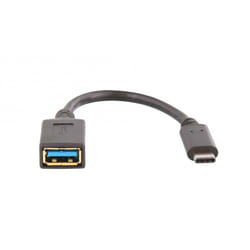 T'nB TCMUSBF câble USB 0,1 m USB 3.2 Gen 1 (3.1 Gen 1) USB C USB A Noir