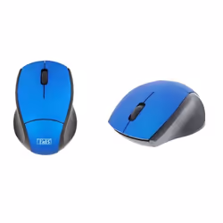 TnB Souris optique sans fil ultra mini recepteur USB 2,4 GHz - Bleue