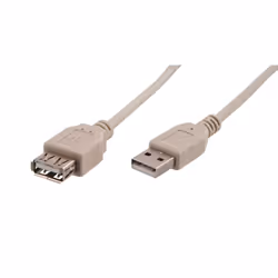T'nB USBMF3, 3 m, USB A, USB A, USB 2.0, Beige