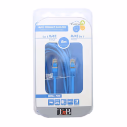 T'nB RJ45D5 câble de réseau Bleu 5 m Cat5e U/FTP (STP)