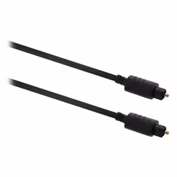 Câble optique - TNB - Toslink M/M - 1m - Noir - Son numérique 5.1/7.1