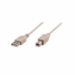 T'nB USBMAB3, 3 m, USB A, USB B, USB 2.0, Beige