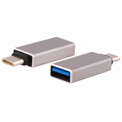 T'nB Adaptateur OTG USB-C/USB Gris, USB-C, USB-A, Gris