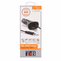 T'nB Chargeur Voiture Cable USB-C