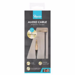 T'nB JACKLUX2 câble audio 1,1 m 3,5mm Noir, Or