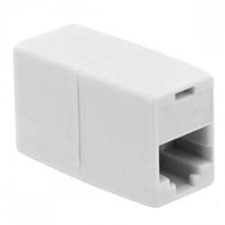 Coupleur RJ45 - TNB - Femelle/Femelle - Blanc - Connecteur RJ45 - Rallonge Pratique