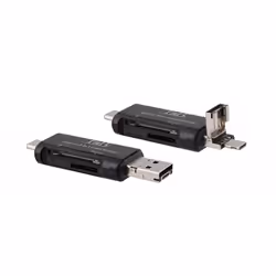 T'nB TCREAD3IN1 lecteur de carte mémoire USB 3.2 Gen 1 (3.1 Gen 1) Type-C Noir - Vue supplémentaire 4