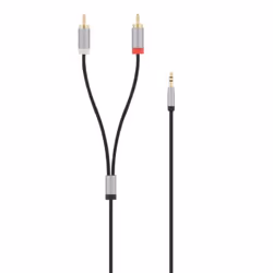 Câble stéréo jack 3.5mm - TNB - 120cm - RCA plaqué or - Connecte smartphone/tablette - Analogique