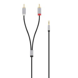 Câble stéréo jack 3.5mm - TNB - 120cm - RCA plaqué or - Connecte smartphone/tablette - Analogique
