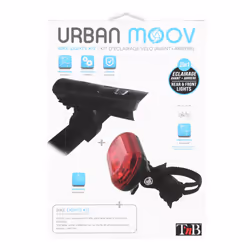 T'nB UMLED2 Lumière de vélo Feu arrière + feu avant (set) LED - Vue supplémentaire 11